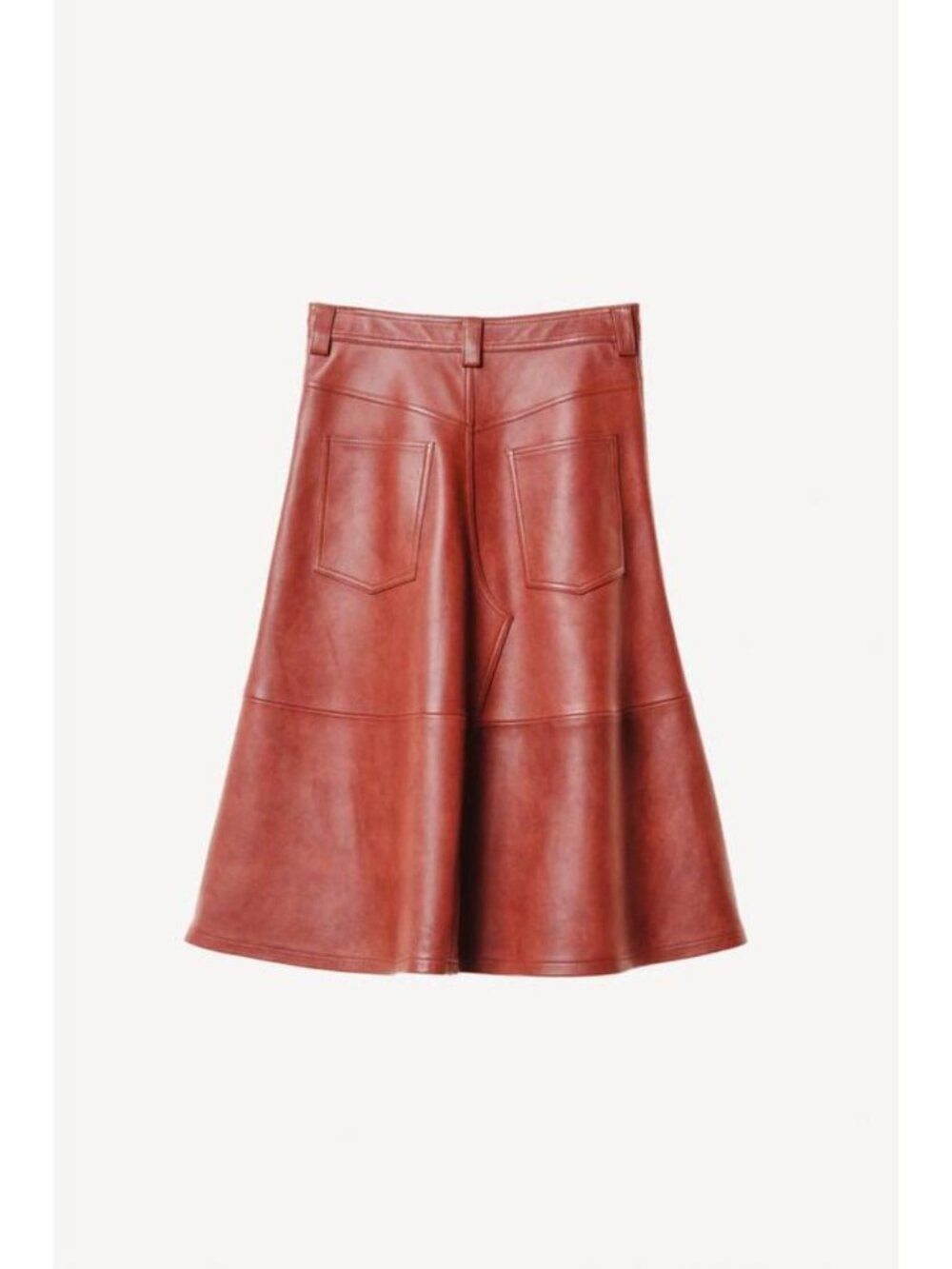 ZARA LEATHER MIDI SKIRT WILLY CHAVARRIA X ZARA - Picture 5 of 7